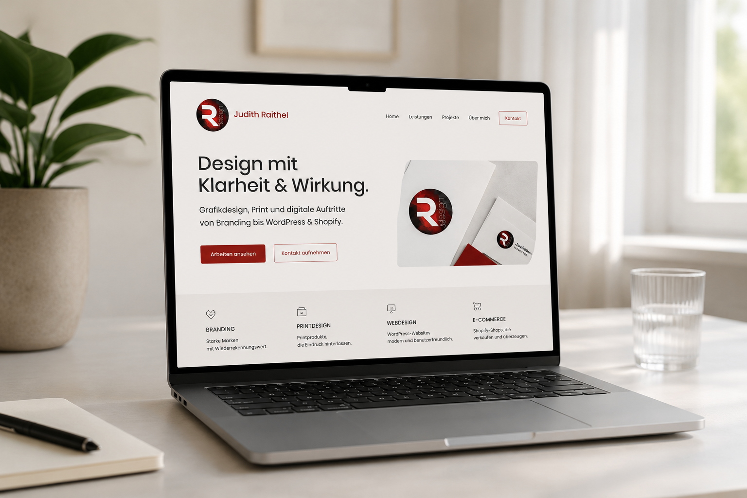Mockup Website Raithel Design